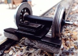 Show details for Track cleaner axle Picture of Track cleaner axle